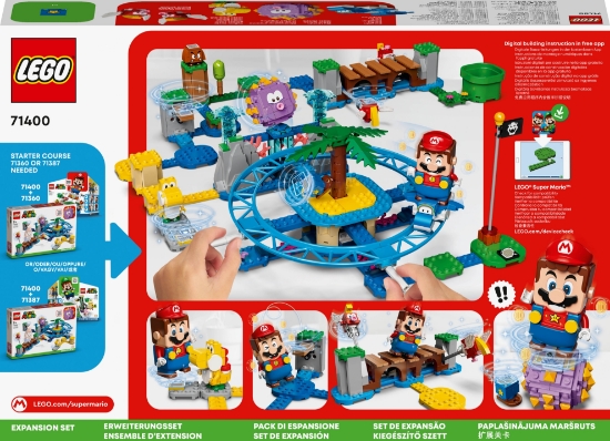 Slika LEGO® SUPER MARIO™ 71400 Big Urchin u vožnji plažom