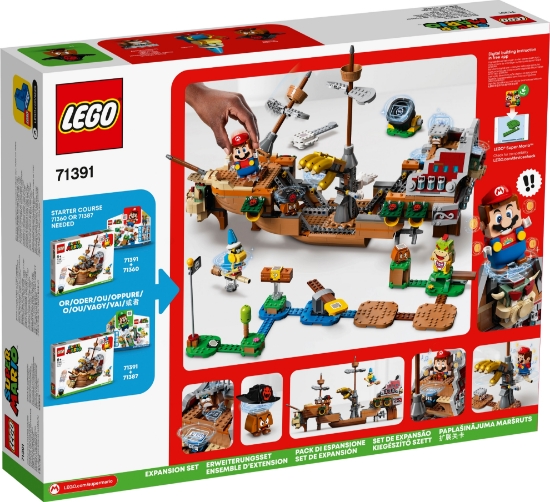 Slika LEGO® SUPER MARIO™ 71391 Prošireni komplet - Bowserov zračni brod