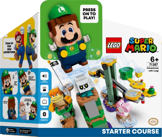 Slika LEGO® SUPER MARIO™ 71387 Pustolovine na Luigijevoj  početnoj stazi