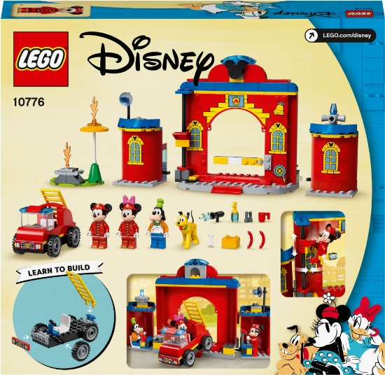 Slika LEGO® MICKEY AND FRIENDS 10776 Vatrogasna postaja i kamion Mickeyja i prijatelja