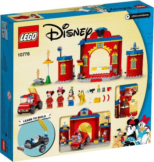 Slika LEGO® MICKEY AND FRIENDS 10776 Vatrogasna postaja i kamion Mickeyja i prijatelja