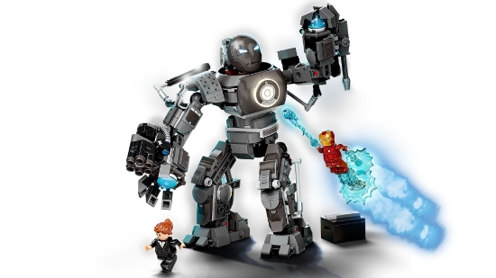 Slika LEGO® SUPER HEROES 76190 Iron Man Iron Monger Mayhem