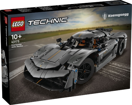 Slika LEGO® TECHNIC™ 42173 Sivi hiperautomobil Koenigsegg Jesko Absolut