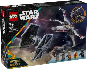 Slika LEGO® STAR WARS™ 75393 TIE Fighter i X-Wing u kombinaciji