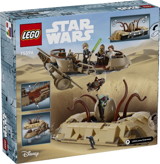 Slika LEGO® STAR WARS™ 75396 Pustinjska lađa i sarlaccova jama