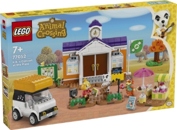 Slika LEGO ANIMAL CROSSING 77052 K.K. nastupa na trgu
