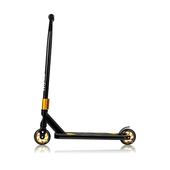 Slika Romobil Whizz Black Carbon, Jellow Lionelo 