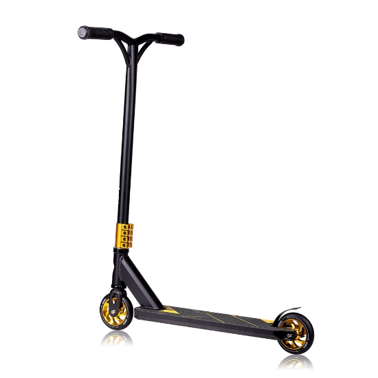 Slika Lionelo Whizz Black Carbon Yellow romobil 
