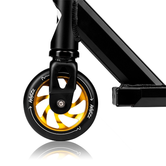 Slika Lionelo Whizz Black Carbon Yellow romobil 