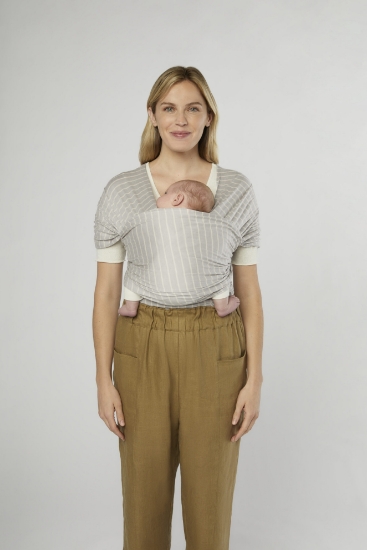 Slika Aura marama, Sustainable Knit Olive Diamonds Ergobaby 