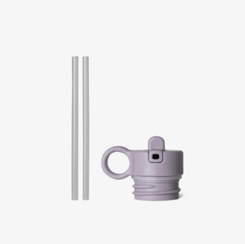 Slika Poklopac i zamjenske slamke za bočice za vodu Purple - Citron 