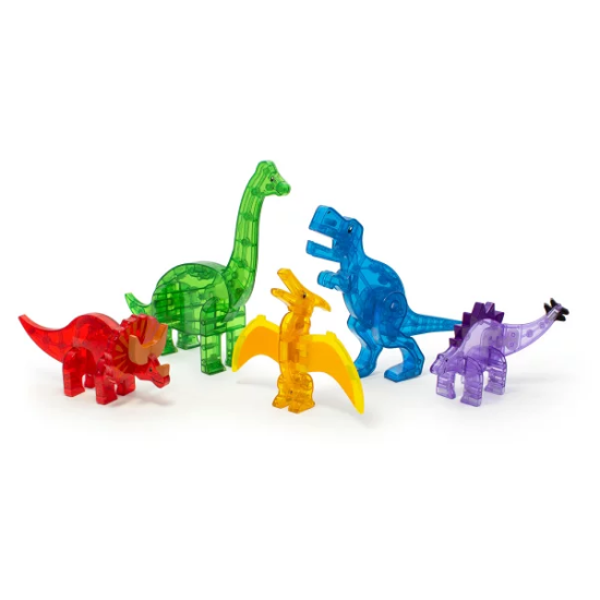 Slika Mali set magnetnih dinosaura - Magna Tiles Dino World 5