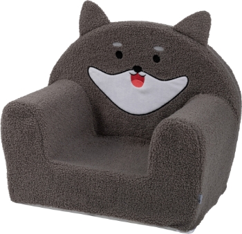 Slika Fotelja Cozy psić siva BUBABA BY FREEON 