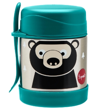 Prikažite detalje za Termo posudica s priborom za hranjenje 325 ml bear 3sprouts®  Slika Termo posudica s priborom za hranjenje 325 ml bear 3sprouts®