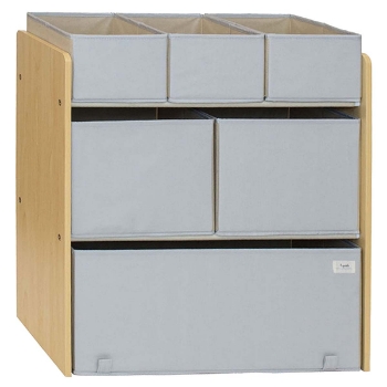 Slika Organizator za pohranu igračaka multi-bin gray 3sprouts® 