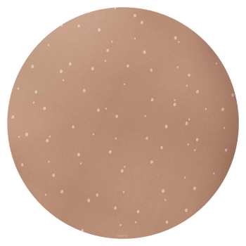 Slika Višenamjenska podloga round dots cinnamon eeveve®