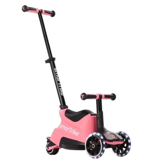 Slika Smartrike® Xtend™ Ride-on dječja guralica i romobil, Pink salmon 