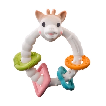 Slika Žirafa Sophie set prstena za zubiće - So Pure