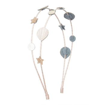 Prikažite detalje za Dječji dupli rajf za kosu - Školjke Slika Dječji dupli rajf za kosu - Školjke