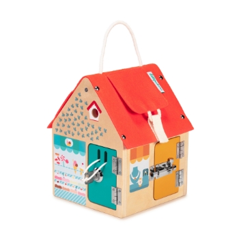 Slika Drvena didaktička igračka Kućica - Lilliputiens