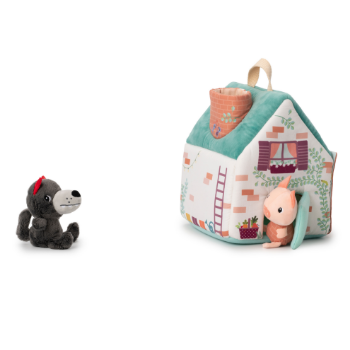Slika Mekana kućica za igru  Vuk i 3 praščića - Lilliputiens
