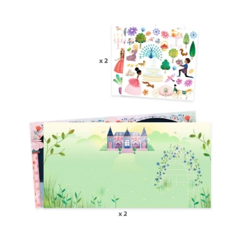 Slika Kreativni set s naljepnicama - Dvorac