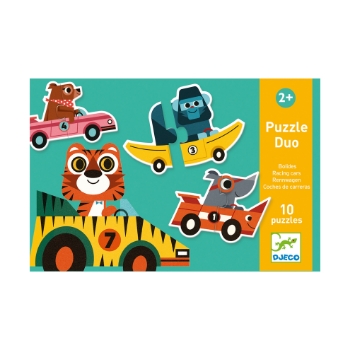 Slika Puzzle duo - Sportski autići