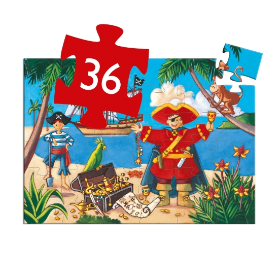 Slika Puzzle Gusar i njegovo blago