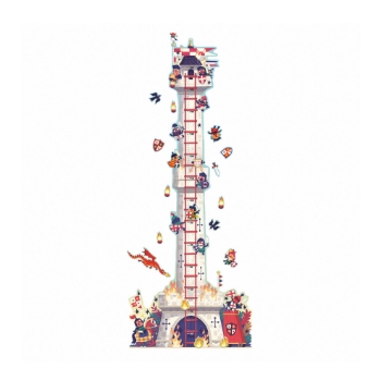 Slika Zidne naljepnice za mjerenje visine Viteški toranj