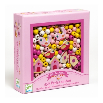 Slika Drveni set za izradu nakita - Ptičice