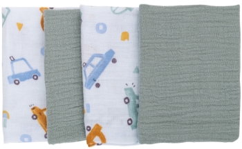 Slika Tetra krpice muslin 4/1 40x40cm mint BUBABA BY FREEON