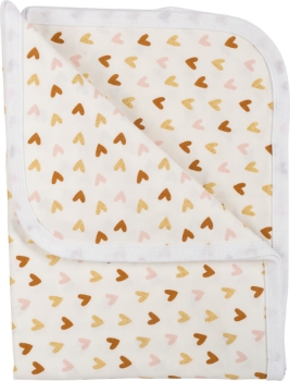 Slika Dekica Srca, pamuk 70 x 90 cm roza BUBABA BY FREEON