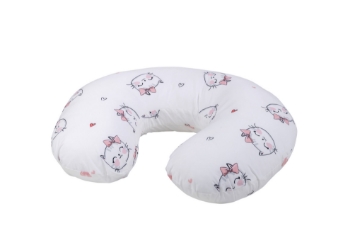 Slika Jastuk za trudnicu i dojilju i potporu mali, 70 cm, Mačka roza BUBABA BY FREEON 
