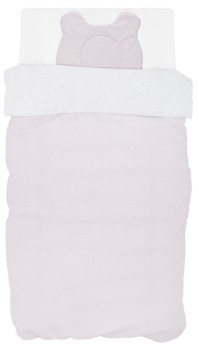 Slika Posteljina 5 djelna točkice roza BUBABA BY FREEON