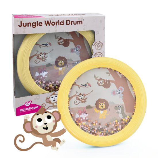 Slika Igračka bubanj Jungle World Drum - Boho Chic Edushape 