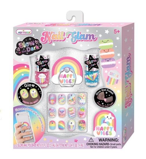 Slika Set za nokte Glam Rainbow HOT FOCUS 