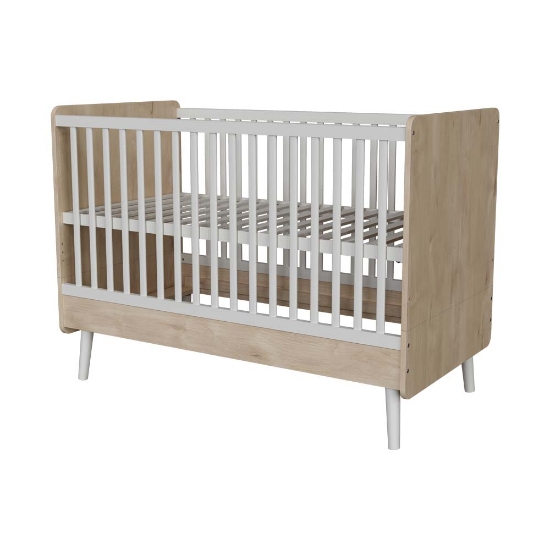 Slika  Faktum Peak Natural Oak White kinderbet/krevet 140 x 70 cm,  bijeli - hrast  