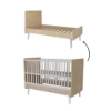 Slika  Faktum Peak Natural Oak White kinderbet/krevet 140 x 70 cm,  bijeli - hrast  