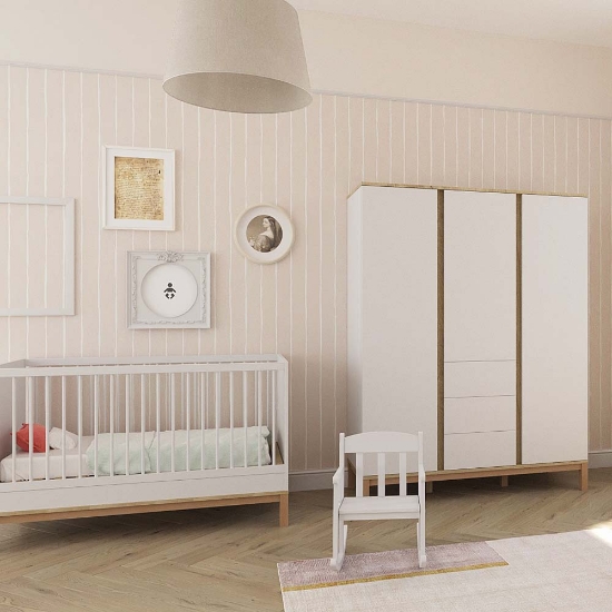 Slika Faktum Loop kinderbet/krevet 140 x 70 cm, White-Oak  