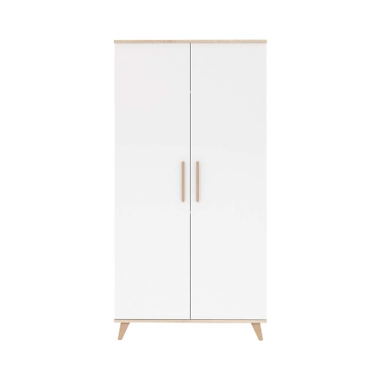 Slika  Flip ormar s 2 vrata, White-Oak Faktum