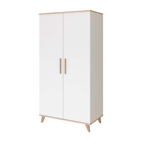 Slika  Flip ormar s 2 vrata, White-Oak Faktum