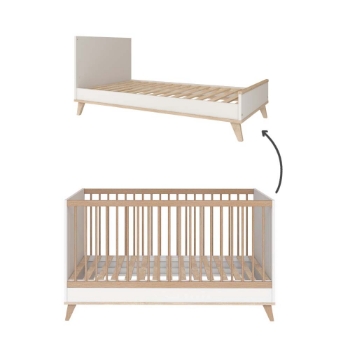 Slika Faktum Flip kinderbet/krevet 140 x 70 cm, White - Oak 