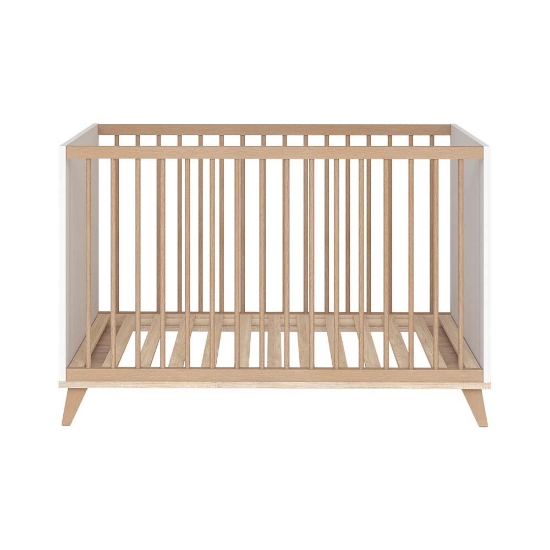 Slika Faktum Flip kinderbet 120 x 60 cm, White - Oak 