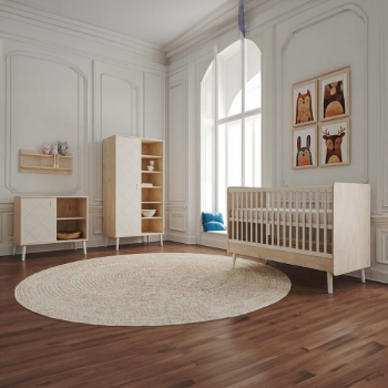 Slika Dječja soba Peak - 5 elemenata, Natural Oak - bijela Faktum