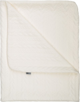 Slika Dekica dekorativno pletivo bijela BUBABA BY FREEON