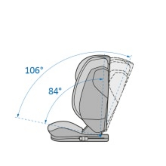 Slika Autosjedalica Rodifix S i-Size, Grupa 2, 3 (15-36 kg) (100-150 cm) - Tonal Graphite Maxi-Cosi 