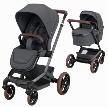 Slika Kolica 2u1 Fame + košara - Twillic Graphite Maxi-Cosi 