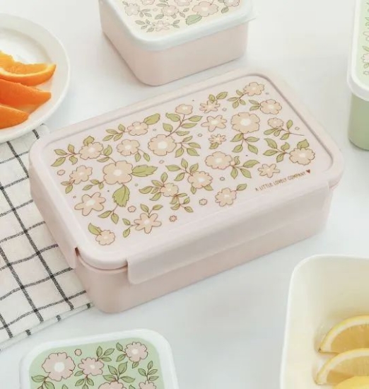 Slika Kutija za užinu Bento, Pink blossom - A Little Lovely Company