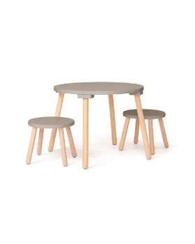 Prikažite detalje za Kid's Concept dječji stol i dva stolca, Light brown  Slika Kid's Concept dječji stol i dva stolca, Light brown