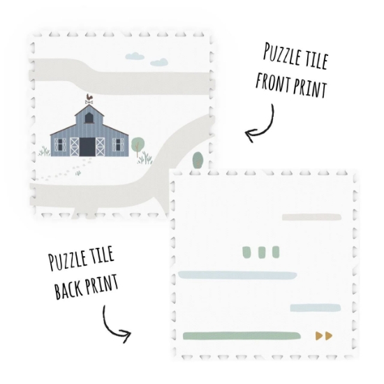 Slika Podloga za igru 2 u 1 Eevaa, Farm Play&Go